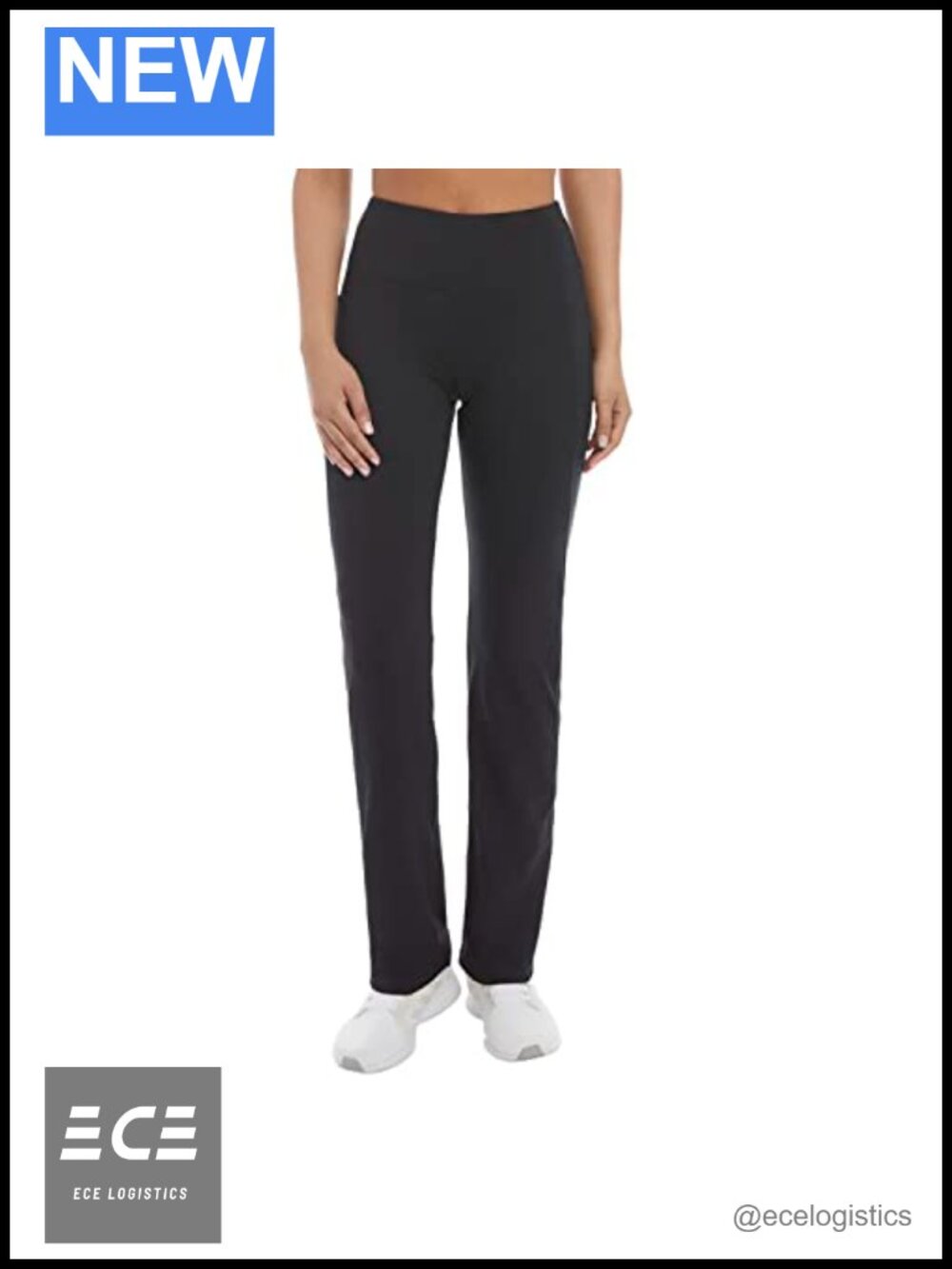 Slim Flare Yoga Pants High Rise Pull On Pocket 4-Way Stretch Full Length